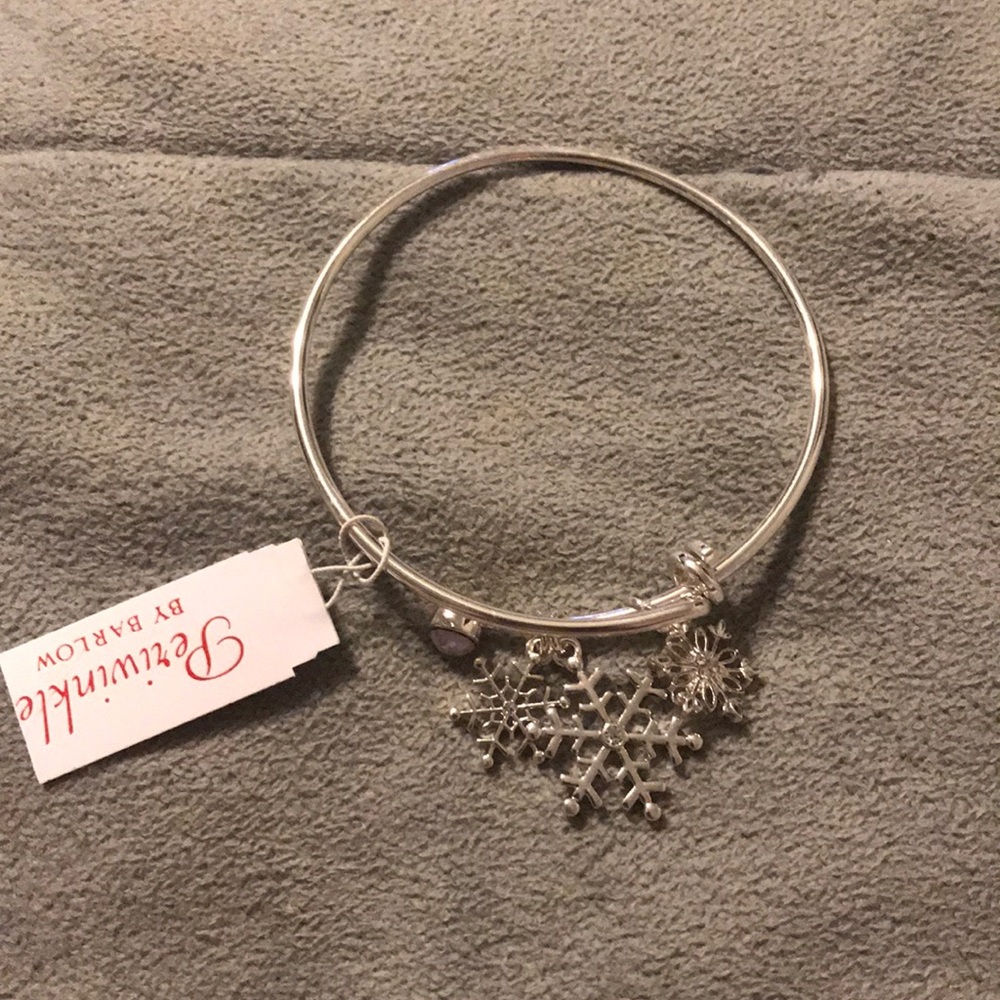 Periwinkle by Barlow silver bangle NWT